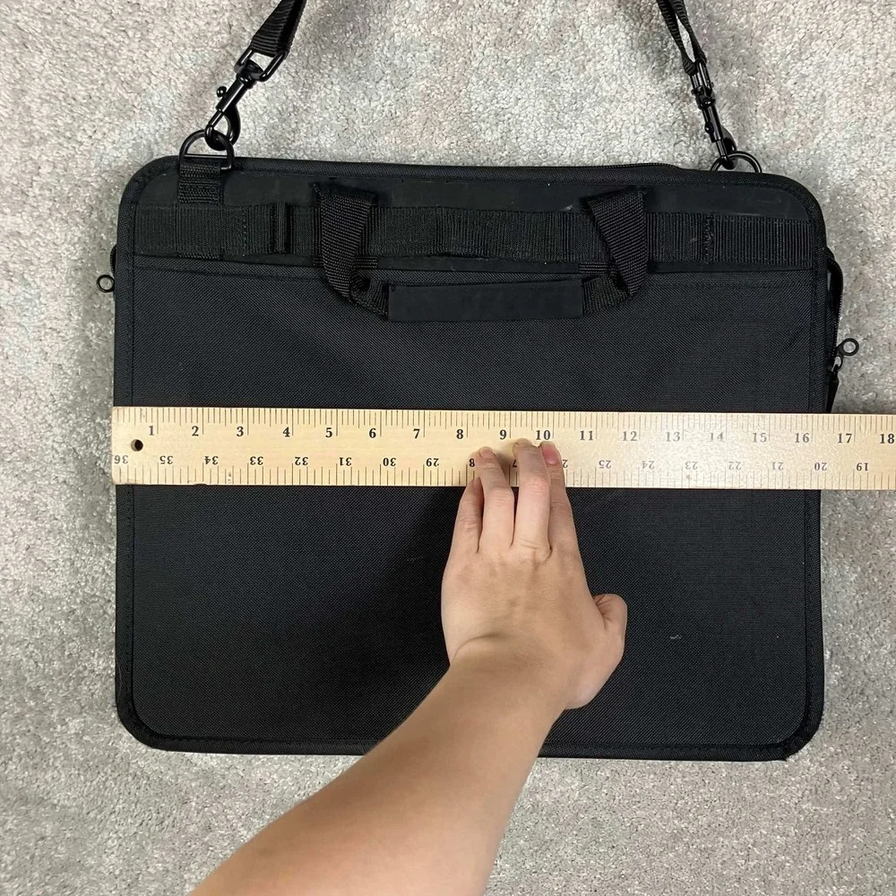 Vintage IBM ThinkPad Black Laptop Messenger Bag Briefcase Shoulder Strap 16